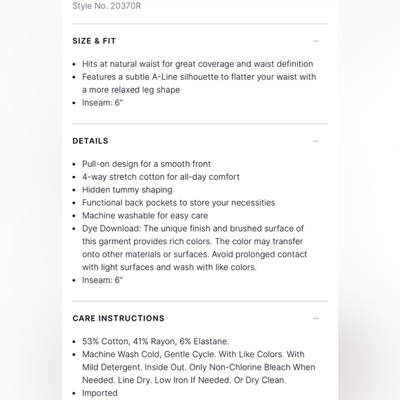 SPANX On The Go Polished 6” White Stretch High Rise Shorts Size Small NWT - Picture 15 of 16